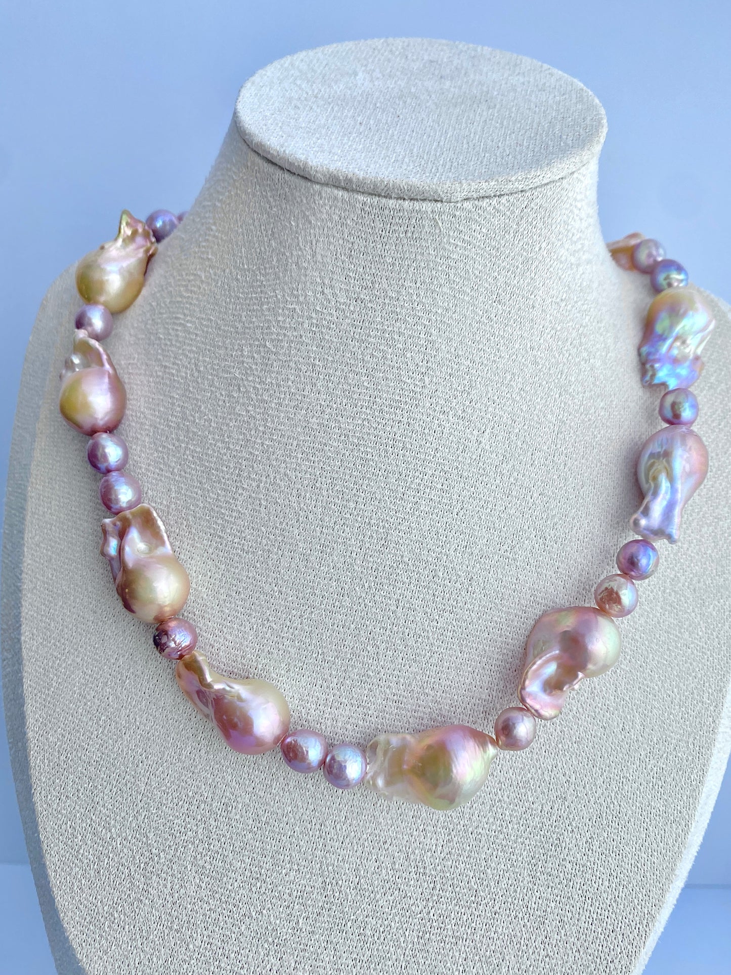 Aurora Grace Baroque Pearl Necklace