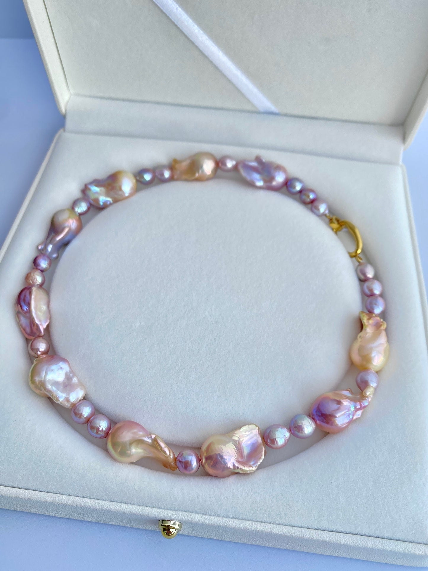 Aurora Grace Baroque Pearl Necklace