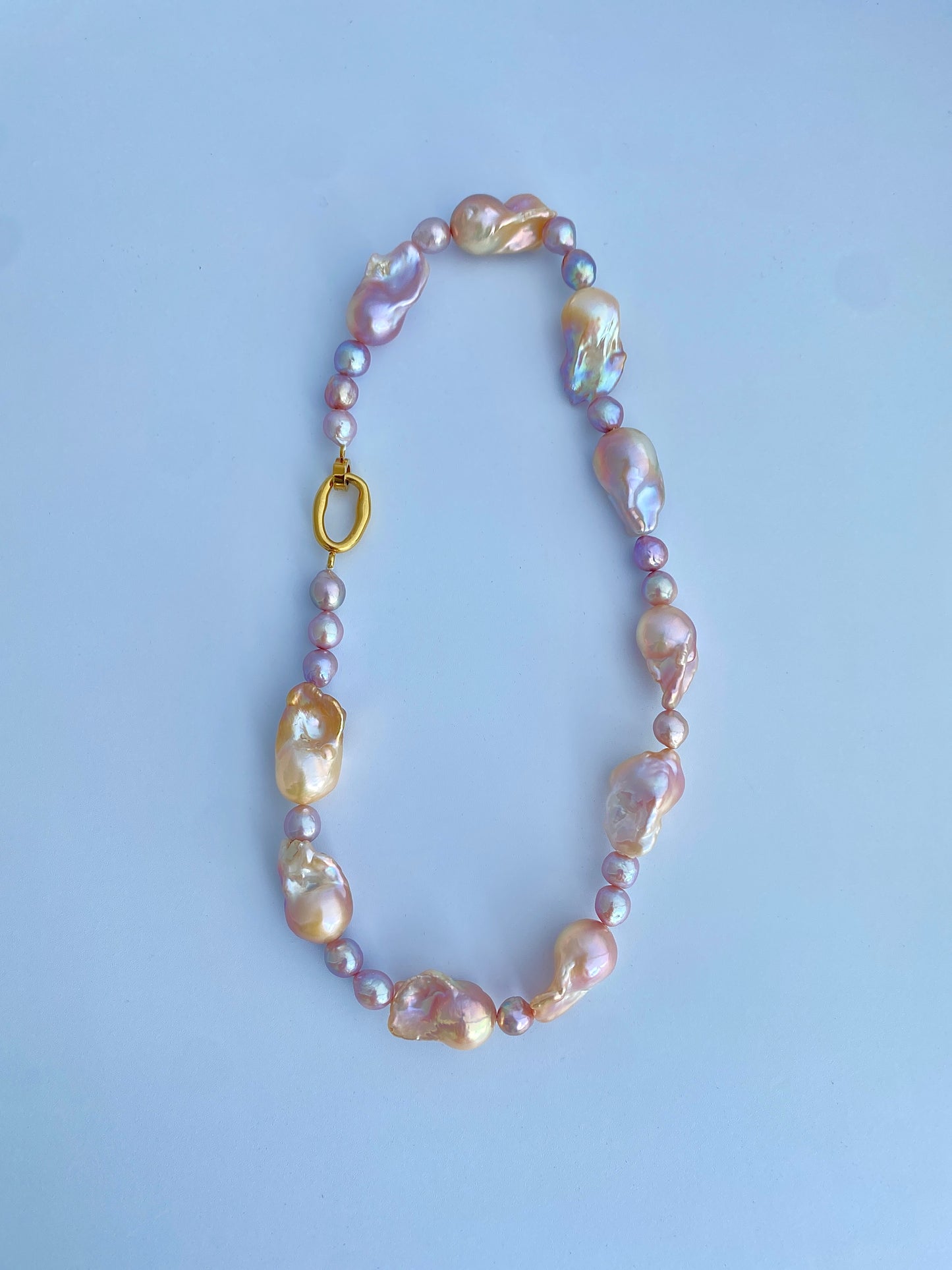 Aurora Grace Baroque Pearl Necklace