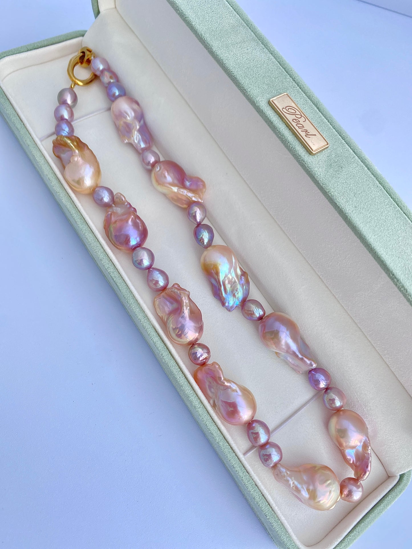 Aurora Grace Baroque Pearl Necklace