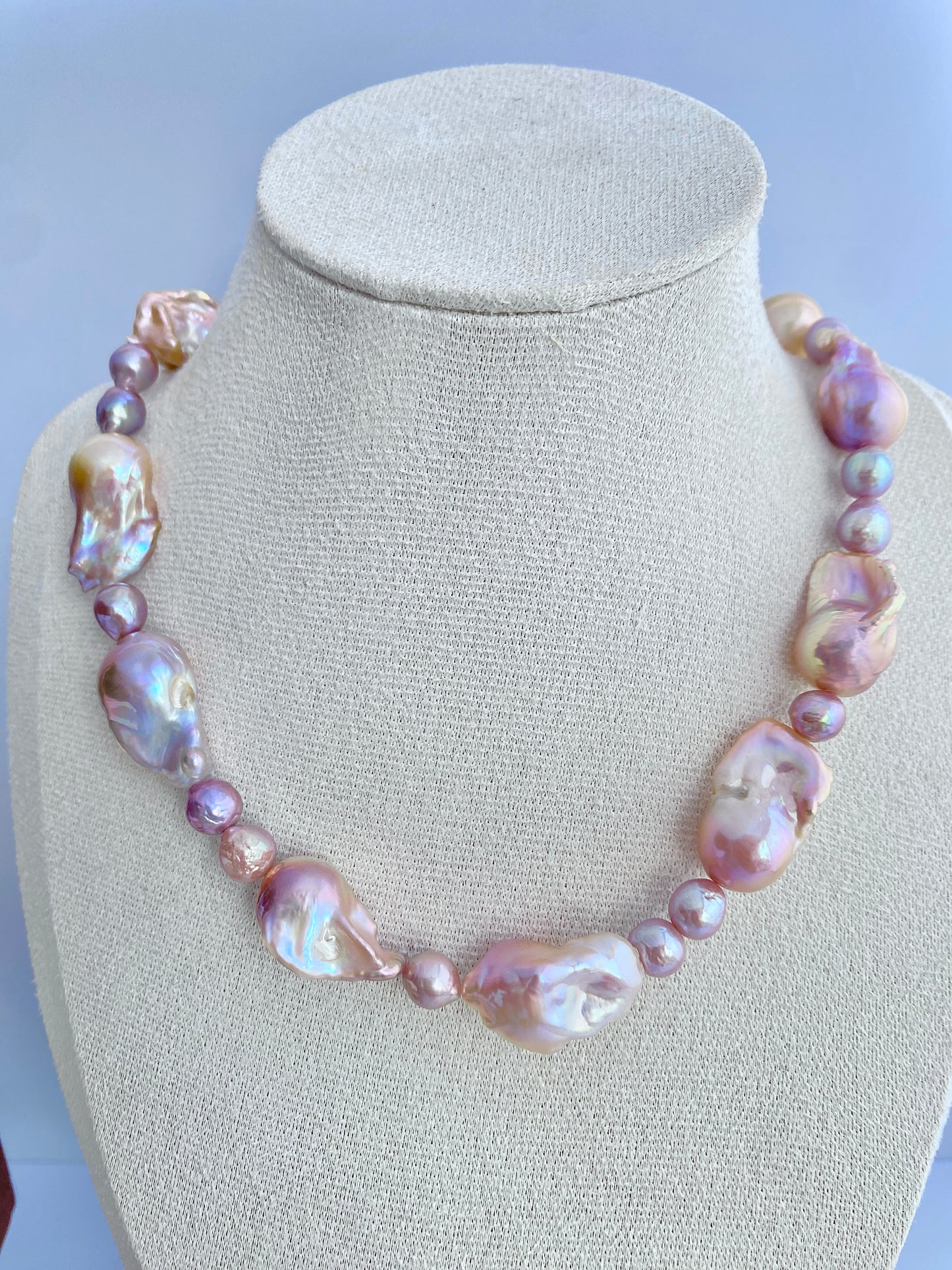 Aurora Grace Baroque Pearl Necklace