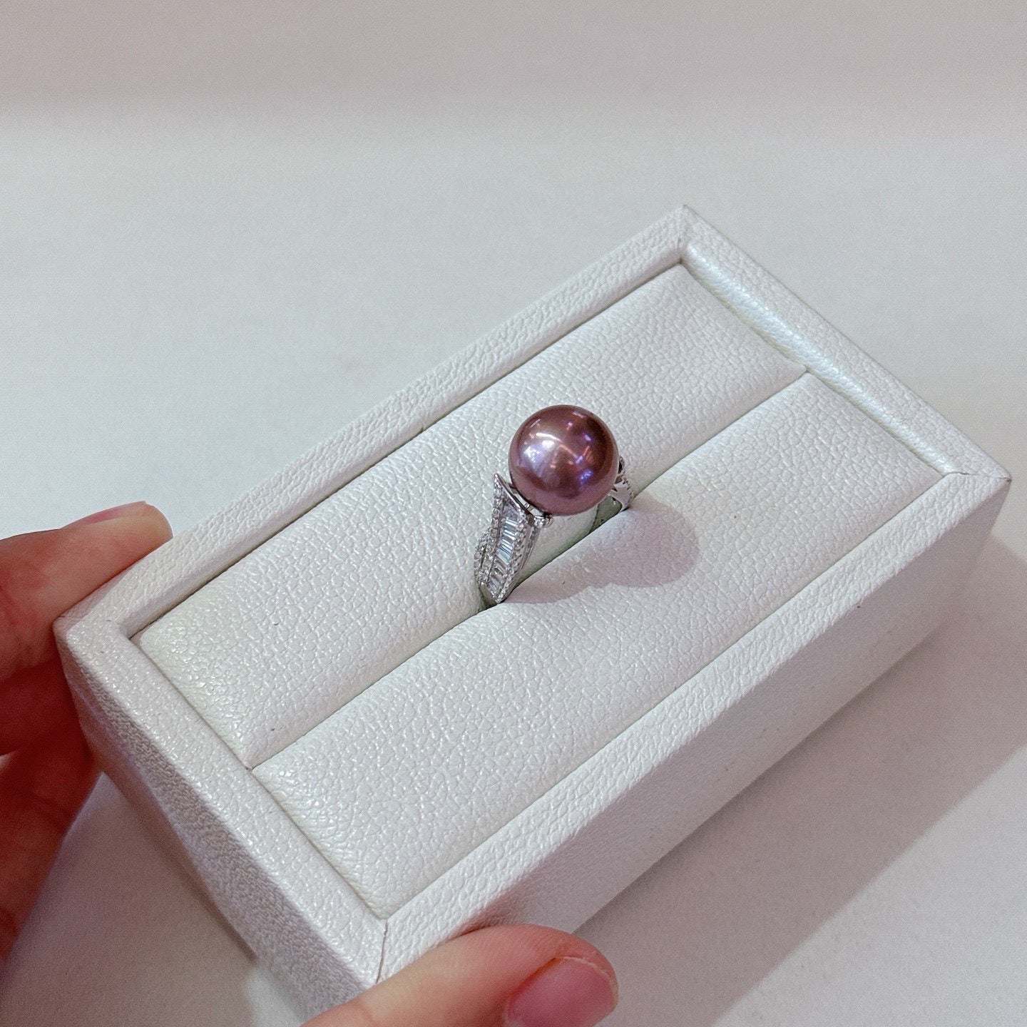 Edison Pearl 925 Sterling Sliver Ring 11-12mm